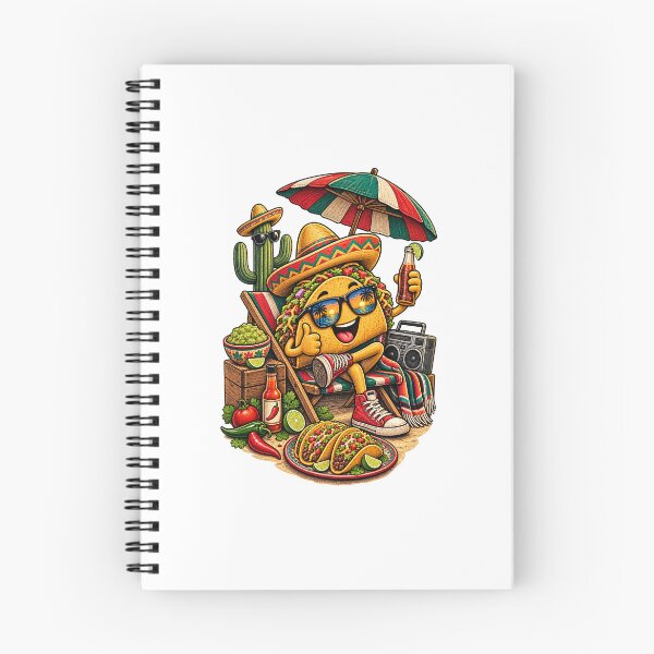 Item preview, Cool Taco Beach Vacation Vintage Food Illustration designed and sold by lovepower.