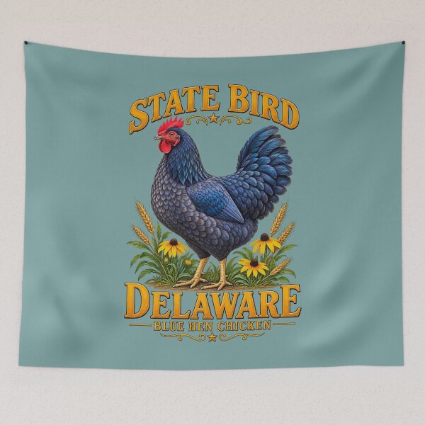 Item preview, Delaware Pride The Mighty Blue Hen designed and sold by taiche.