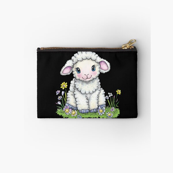 Item preview, Cute Lamb Sitting in Flowers designed and sold by sreabby.