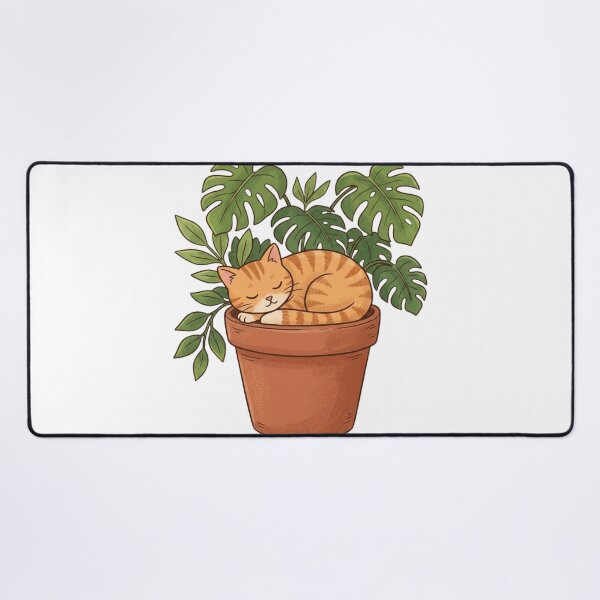 Item preview, Monstera Cat Flowerpot T-Shirt, Cozy Plant Lady & Tabby Cat Graphic Tee designed and sold by KreatoLab.