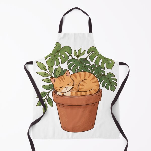 Item preview, Monstera Cat Flowerpot T-Shirt, Cozy Plant Lady & Tabby Cat Graphic Tee designed and sold by KreatoLab.