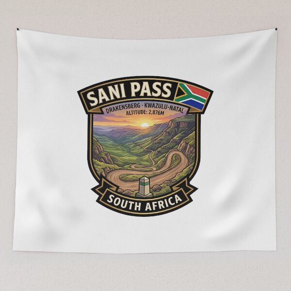 Item preview, Sani Pass South Africa Mountain Road designed and sold by enzoade.