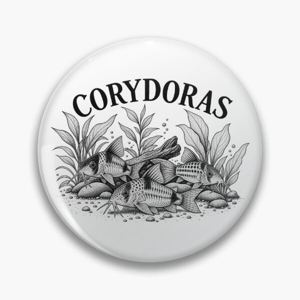 Item preview, Corydoras Catfish Vintage Illustration designed and sold by CrestlineDesign.