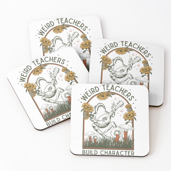 Item preview, Weird Teachers Build Character, Frog designed and sold by dariakustocr.