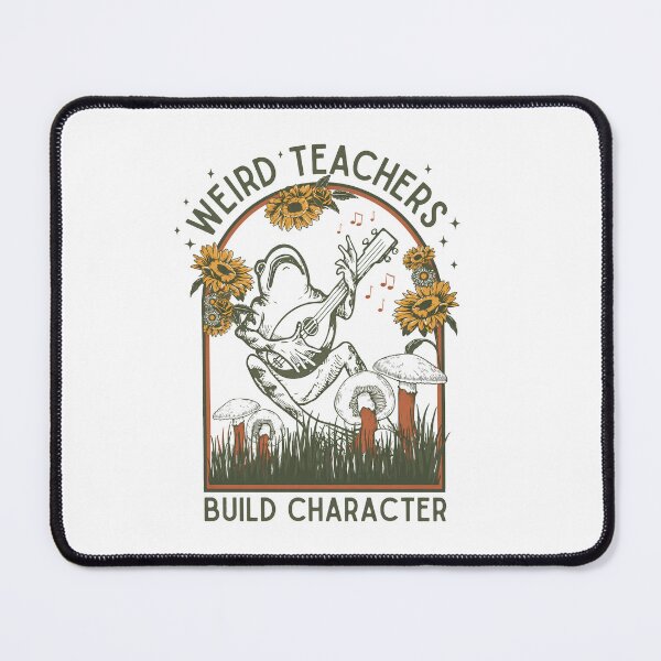 Item preview, Weird Teachers Build Character, Frog designed and sold by dariakustocr.