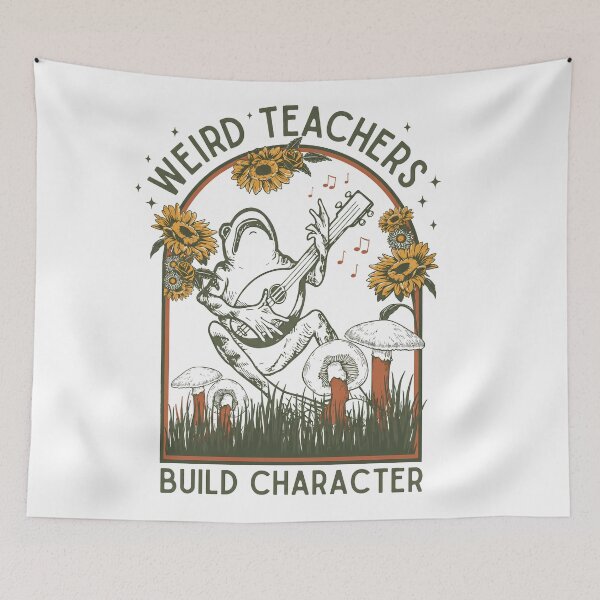 Item preview, Weird Teachers Build Character, Frog designed and sold by dariakustocr.