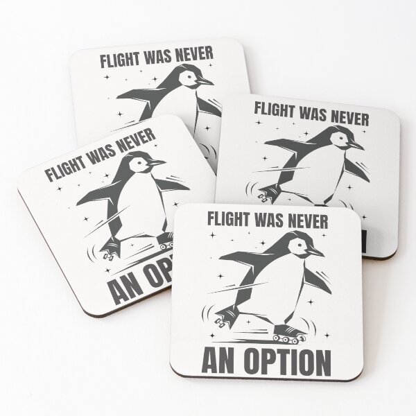 Item preview, Flight was Never an Option Funny Penguin designed and sold by ManiaGrania.