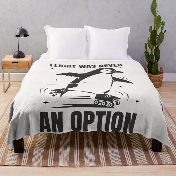 Item preview, Flight was Never an Option Funny Penguin designed and sold by ManiaGrania.
