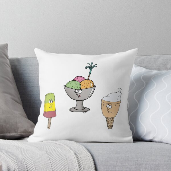 Item preview, Funny Ice Cream Sticker Pack | Cute Food With Attitude Meme designed and sold by MyxaART.