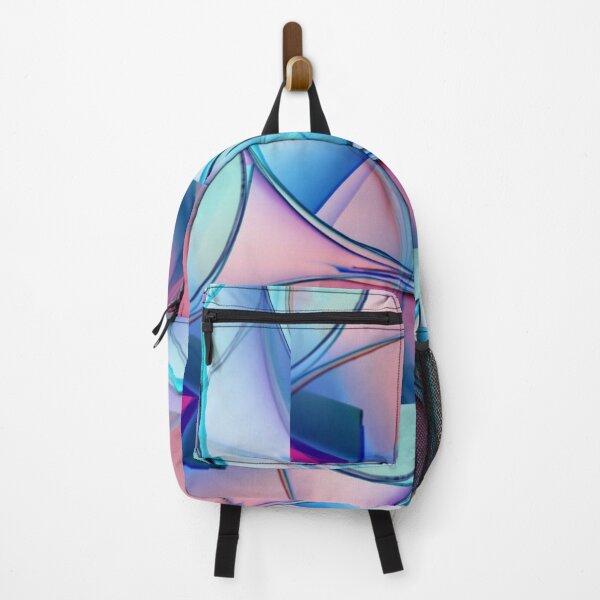 Item preview, Blue and Pink Abstract Wavy Flow Pattern Art designed and sold by NikBrin Prevail .