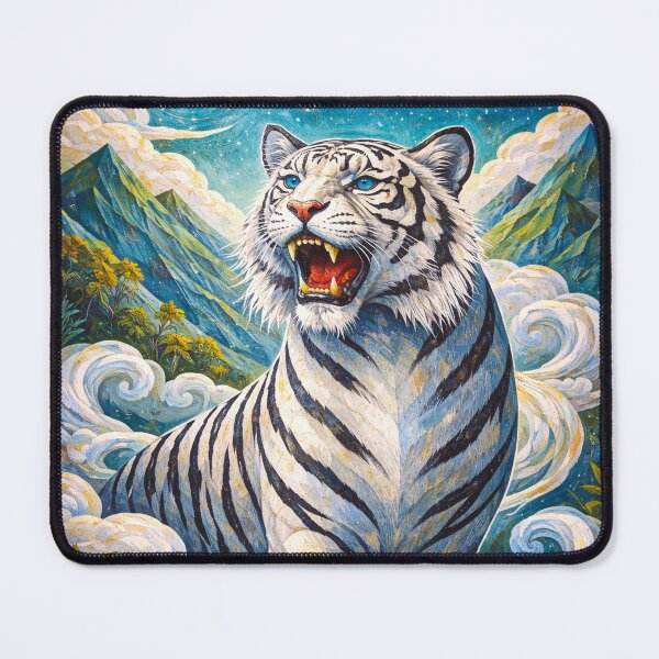 Item preview, White Tiger Majestic Spirit Painting designed and sold by GalleryKauffeld.