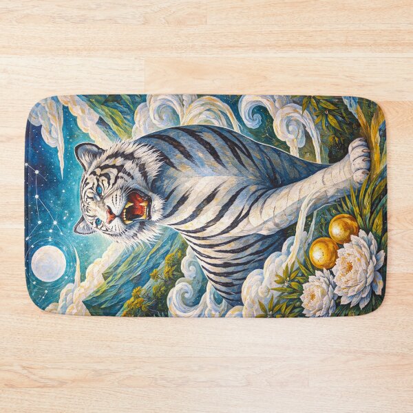 Item preview, White Tiger Majestic Spirit Painting designed and sold by GalleryKauffeld.