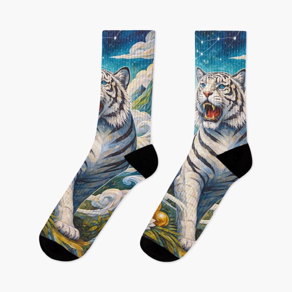 Item preview, White Tiger Majestic Spirit Painting designed and sold by GalleryKauffeld.