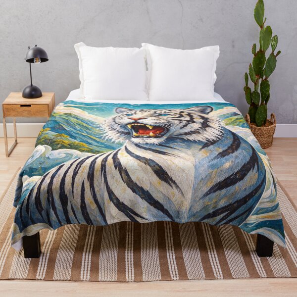 Item preview, White Tiger Majestic Spirit Painting designed and sold by GalleryKauffeld.