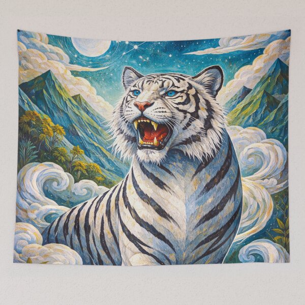 Item preview, White Tiger Majestic Spirit Painting designed and sold by GalleryKauffeld.