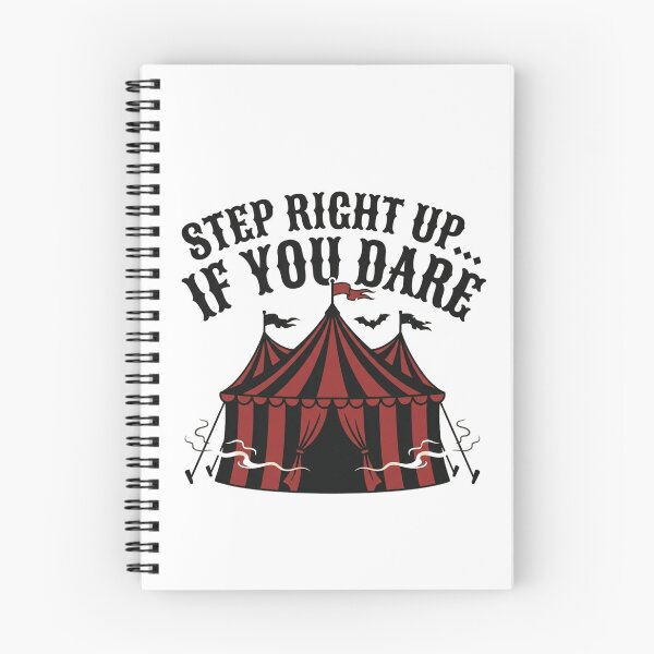 Item preview, Step Right Up If You Dare Creepy Carnival Tent Spooky Dark Circus Gothic designed and sold by raedattia.