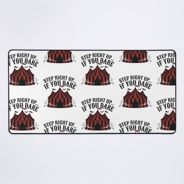 Item preview, Step Right Up If You Dare Creepy Carnival Tent Spooky Dark Circus Gothic designed and sold by raedattia.
