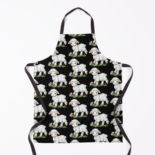 Item preview, Cute Lamb with Flowers designed and sold by sreabby.
