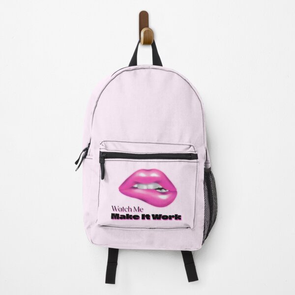 Item preview, Watch Me Make It Work Pink Lips Quote designed and sold by jianina-alondra.