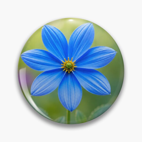 Item preview, Blue Flower with Soft Pastel Garden Background designed and sold by Wild Bloom Paws.