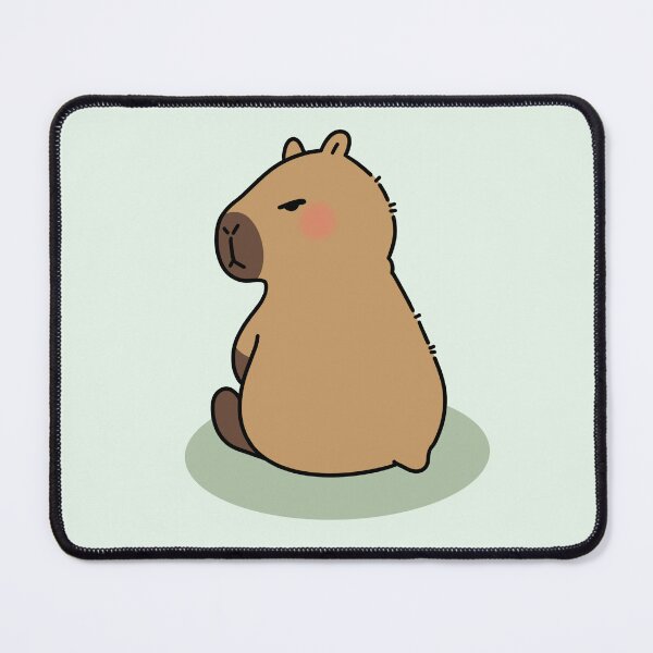 Item preview, Cute Capybara on Mint Green - Kawaii Aesthetic designed and sold by Oh My Cute! .
