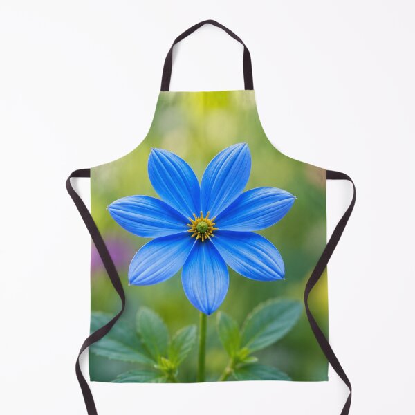 Item preview, Blue Flower with Soft Pastel Garden Background designed and sold by Wild Bloom Paws.