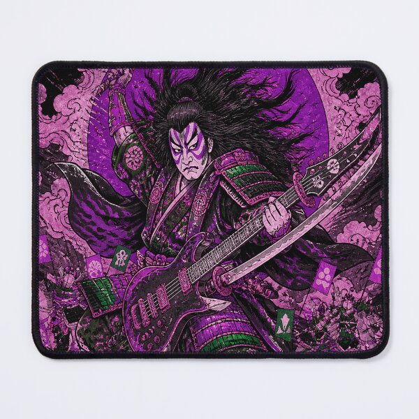 Item preview, Legendary Kabuki Guitar Samurai | Japanese Rock Warrior Ukiyo-e Artwork designed and sold by RhymeArc.