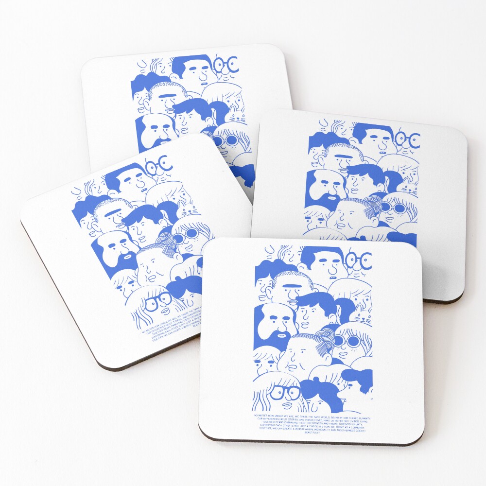 Item preview, Coasters (Set of 4) designed and sold by RedGraph.