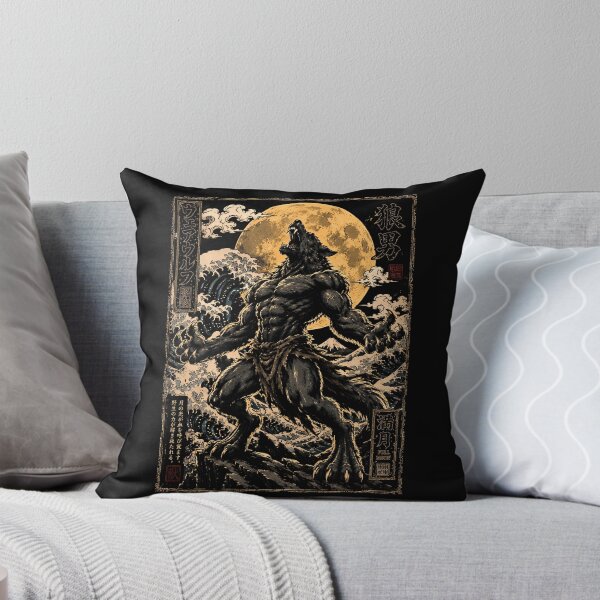 Item preview, howling werewolf under the full moon designed and sold by rafaeltto.