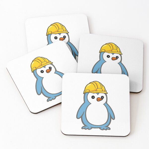 Item preview, Construction worker Pippo – Funny penguin with construction helmet for craftsmen & construction sites Humor designed and sold by Pippo-Penguin.
