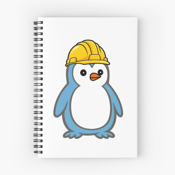 Item preview, Construction worker Pippo – Funny penguin with construction helmet for craftsmen & construction sites Humor designed and sold by Pippo-Penguin.
