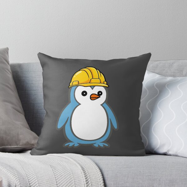 Item preview, Construction worker Pippo – Funny penguin with construction helmet for craftsmen & construction sites Humor designed and sold by Pippo-Penguin.