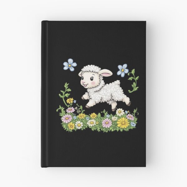 Item preview, Playful Lamb Among Flowers designed and sold by sreabby.