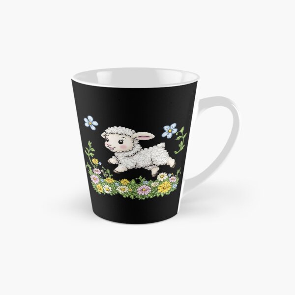 Item preview, Playful Lamb Among Flowers designed and sold by sreabby.