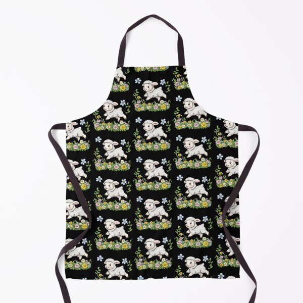 Item preview, Playful Lamb Among Flowers designed and sold by sreabby.