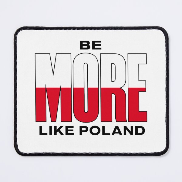 Item preview, Be More Like Poland - Bold Polish Flag Typography designed and sold by Fragy72.