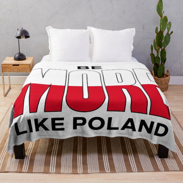 Item preview, Be More Like Poland - Bold Polish Flag Typography designed and sold by Fragy72.