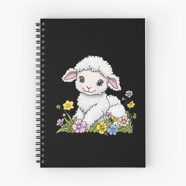 Item preview, Adorable Lamb in a Floral Field designed and sold by sreabby.
