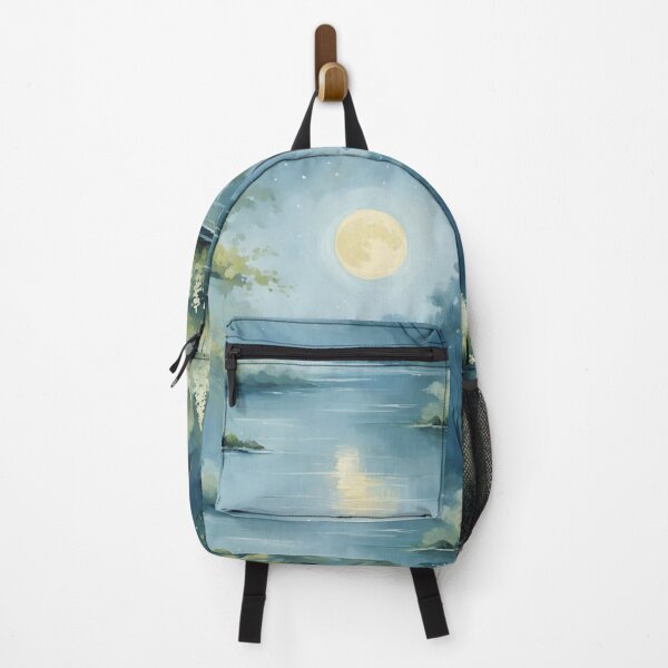 Item preview, Moonlight over the river designed and sold by Undersea Ai Art.