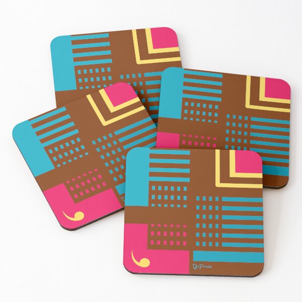 Item preview, Listras azul, rosa, amarelo e marrom designed and sold by DiFraia Studio.
