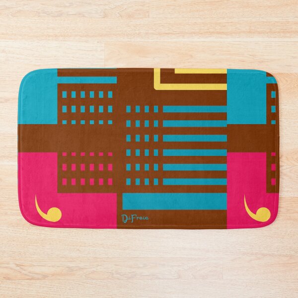 Item preview, Listras azul, rosa, amarelo e marrom designed and sold by DiFraia Studio.