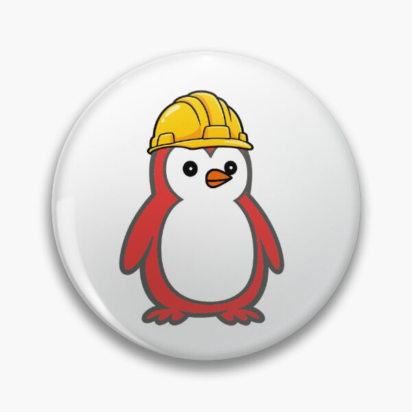 Item preview, Construction worker Pippo – Funny penguin with construction helmet for craftsmen & construction sites Humor designed and sold by Pippo-Penguin.