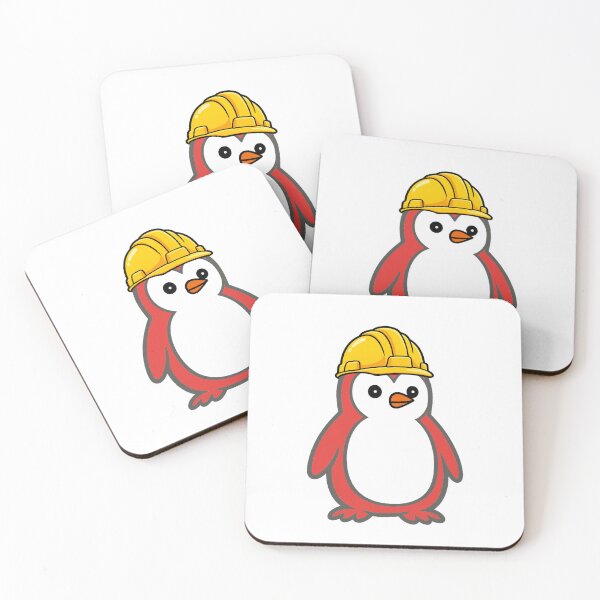 Item preview, Construction worker Pippo – Funny penguin with construction helmet for craftsmen & construction sites Humor designed and sold by Pippo-Penguin.