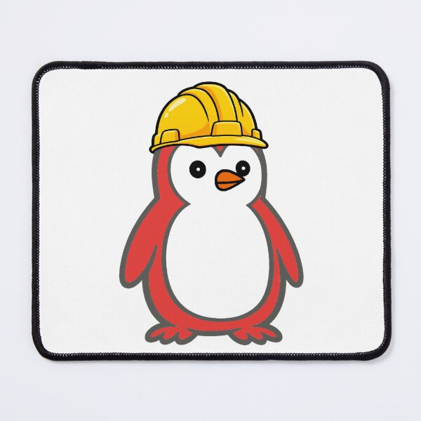 Item preview, Construction worker Pippo – Funny penguin with construction helmet for craftsmen & construction sites Humor designed and sold by Pippo-Penguin.