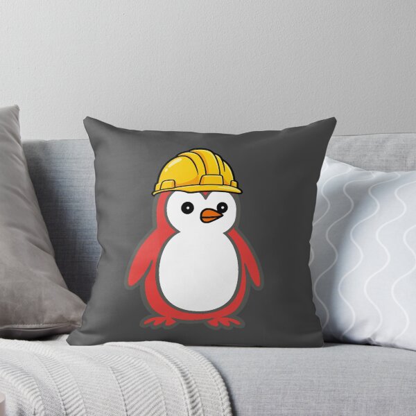 Item preview, Construction worker Pippo – Funny penguin with construction helmet for craftsmen & construction sites Humor designed and sold by Pippo-Penguin.
