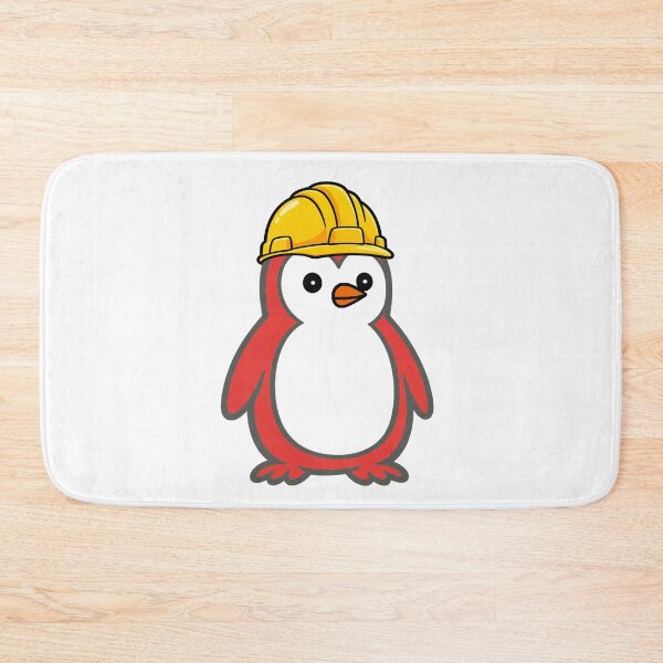 Item preview, Construction worker Pippo – Funny penguin with construction helmet for craftsmen & construction sites Humor designed and sold by Pippo-Penguin.