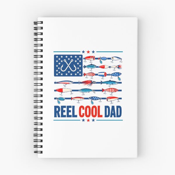 Item preview, Reel Cool Dad American Flag Fishing designed and sold by Randomera.