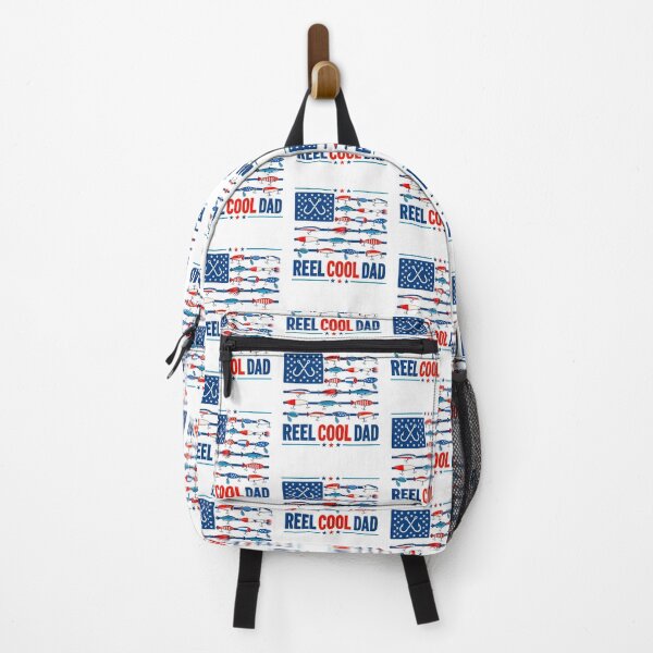 Item preview, Reel Cool Dad American Flag Fishing designed and sold by Randomera.