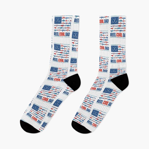 Item preview, Reel Cool Dad American Flag Fishing designed and sold by Randomera.