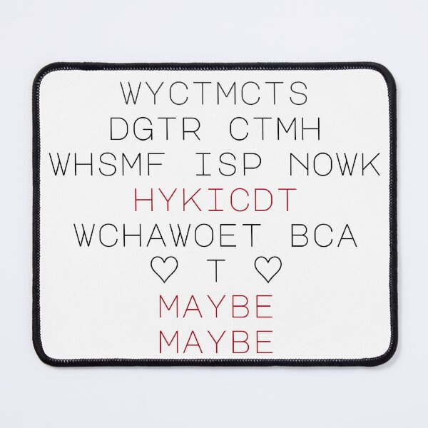 Item preview, WYCTMCTS? IYKYK -- Spacious text designed and sold by Maria is Loud.